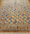 Bakhtiyari Bukhara Area Rug | 9x8
