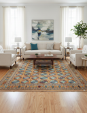 Bakhtiyari Bukhara Area Rug | 9x8